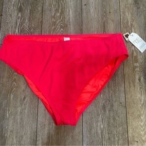 Time and Tru Vibrant Coral Bikini Bottom - 3XL